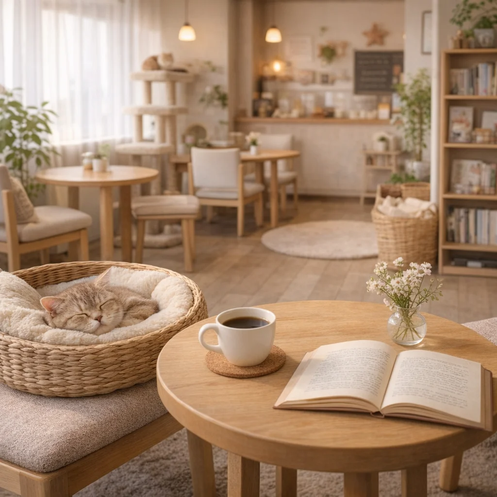 ひとりでも過ごしやすい落ち着いた店内